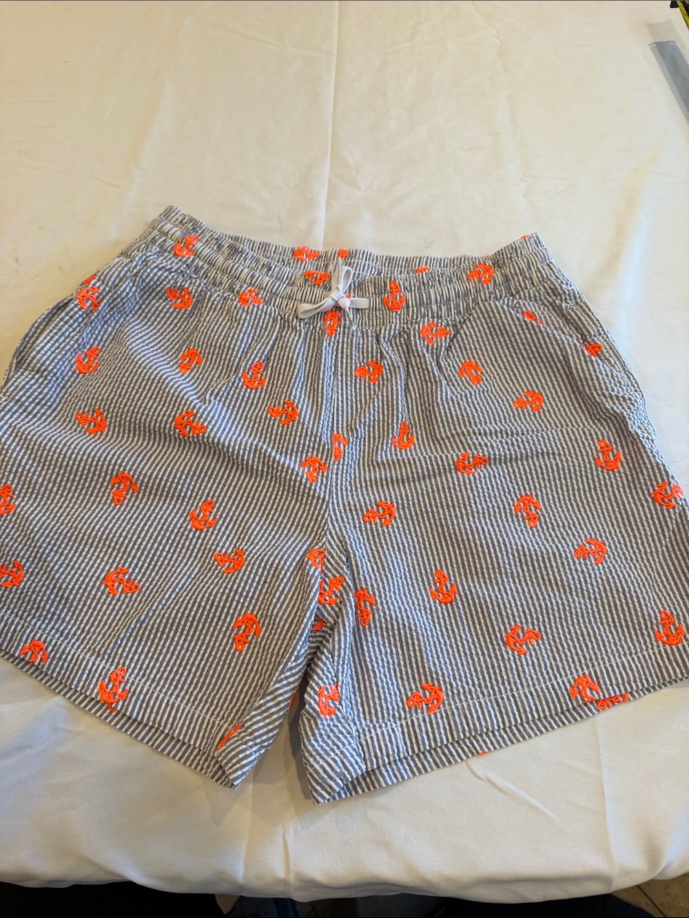 T0209205 Chubbies seersucker swim trunks SZ S GUC